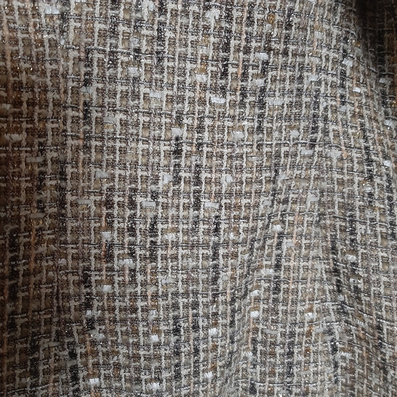 TALBOTS Tweed Jacket Zipper Front - Picture 9 of 10